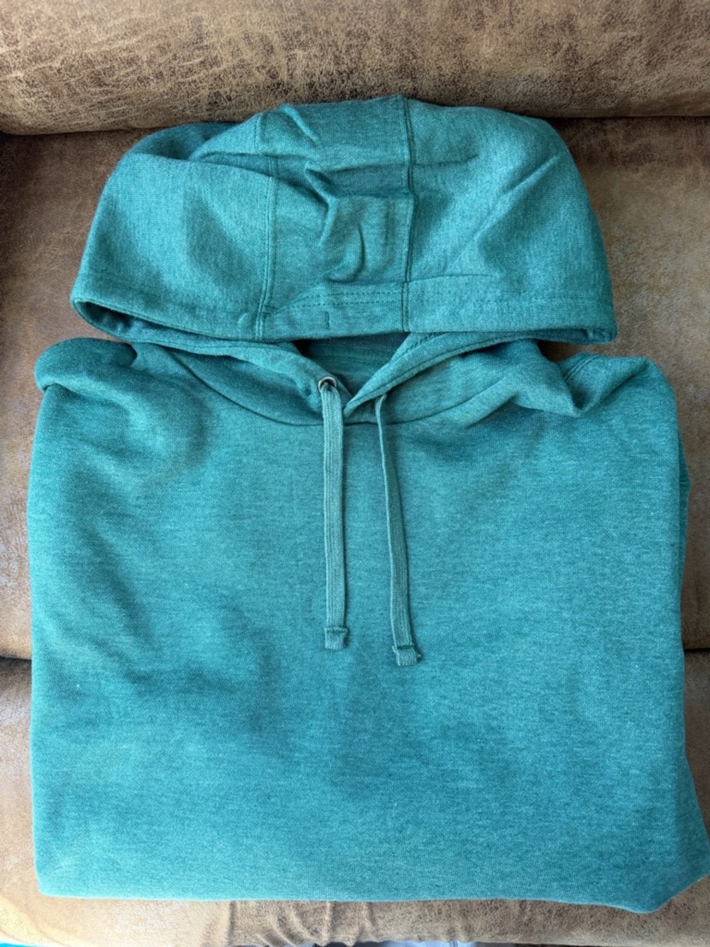 Men's Green Pullover Hoodie Sweater